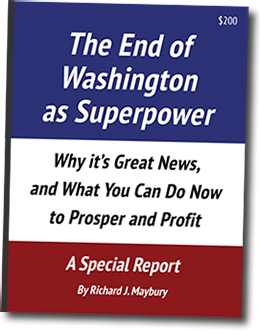 front cover of book End of Washington as Superpower